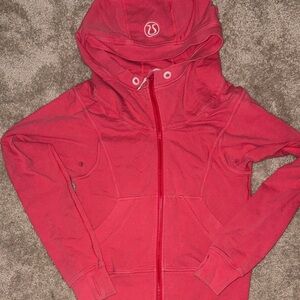 Red/Pink Hooded Jacket Lululemon